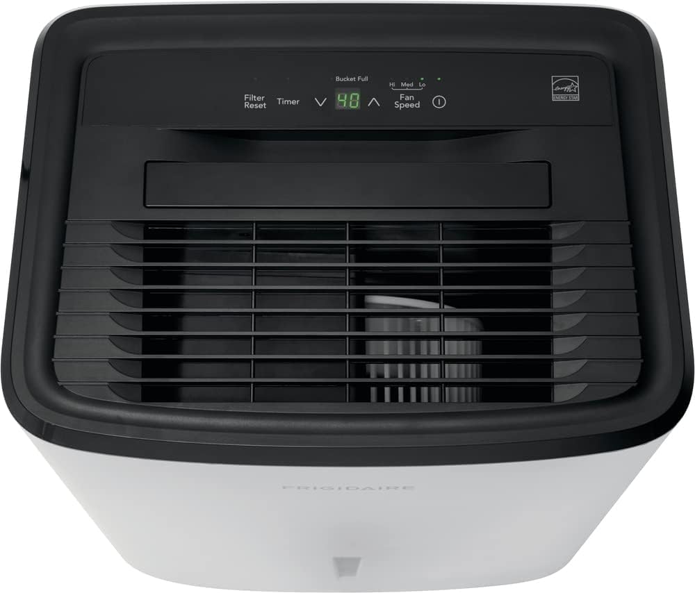 Frigidaire 35 Pint Dehumidifier, 3,000 Square Foot Coverage, 1.7 Gallon Bucket Capacity, Continuous Drain Option-4