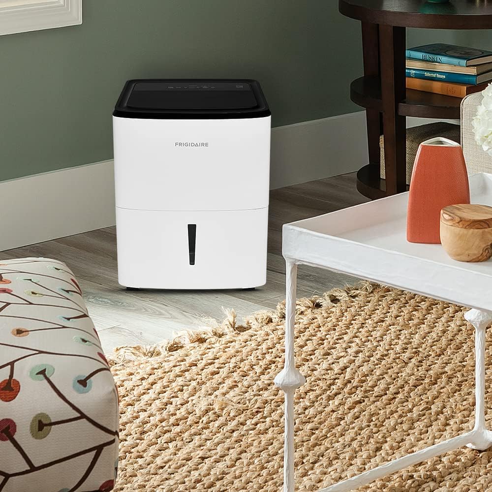 Frigidaire 22 Pint Dehumidifier. 1,500 Square Foot Coverage. Ideal for Small Rooms. 1.7 Gallon Bucket Capacity. Continuous Drain Option-3