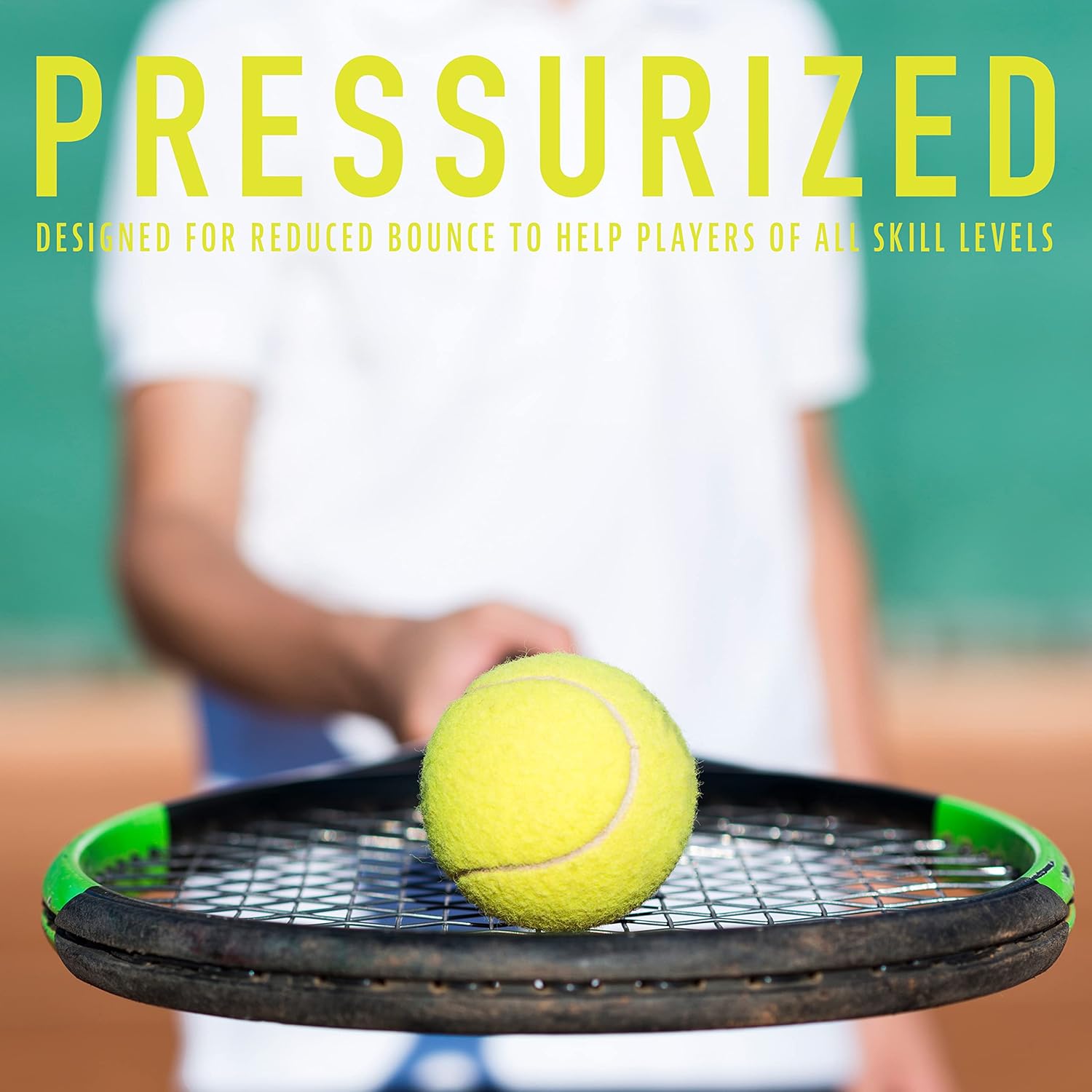 Franklin Sports Pressureless Tennis Balls - Official Size Low Pressure Tennis Balls - Great for Training + Practice - Low Bounce Tennis Balls - All Court Surface Tennis Balls - Carry Bag Included-5