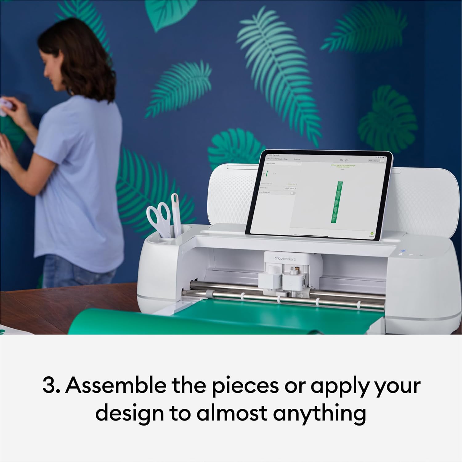 Cricut Maker 3 & Digital Content Library Bundle - Includes 30 images in Design Space App - Smart Cutting Machine, 2X Faster & 10X Cutting Force, Cuts 300+ Materials, Blue-5