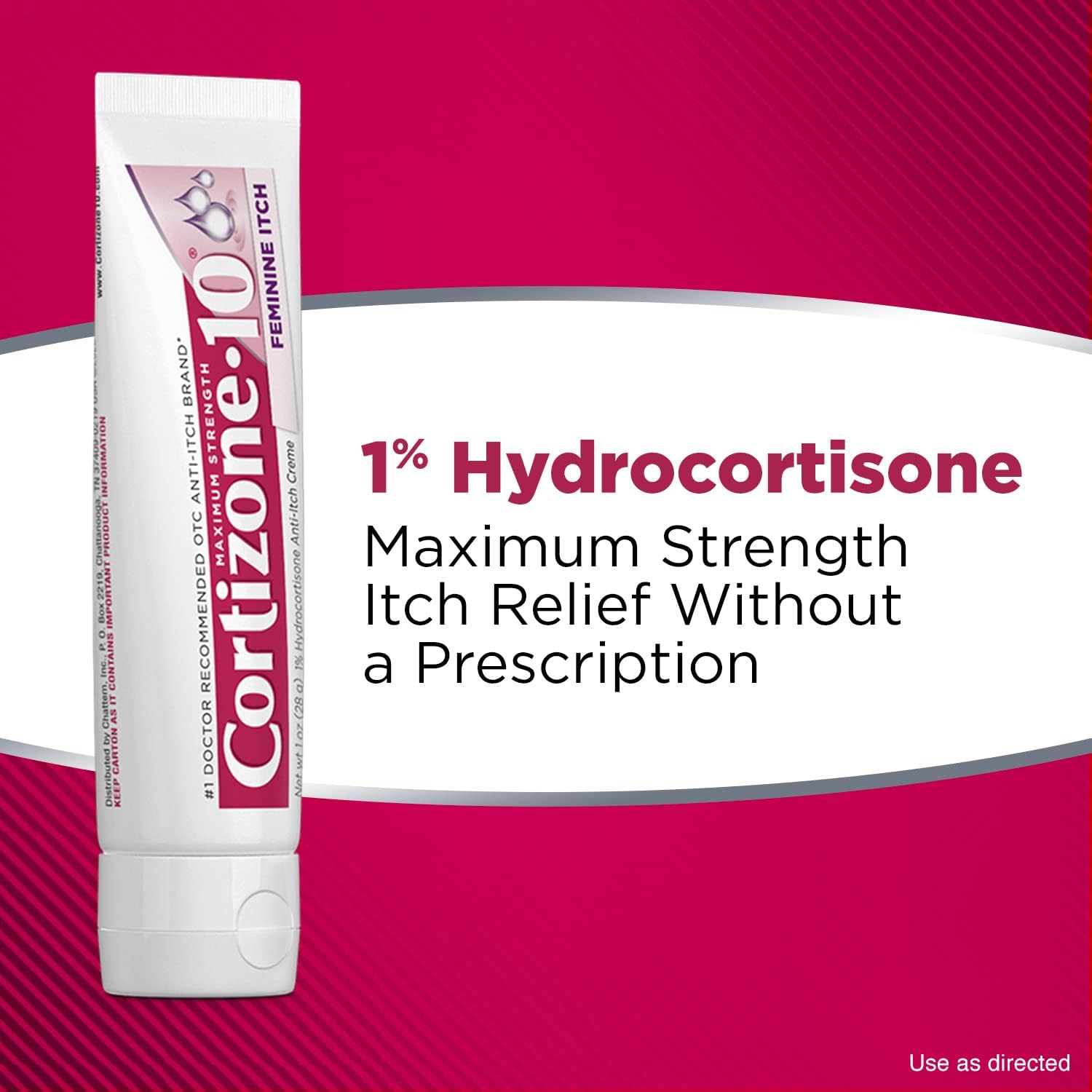 Cortizone 10 Maximum Strength Feminine Itch Cream, 1% Hydrocortisone, 1 oz.-4