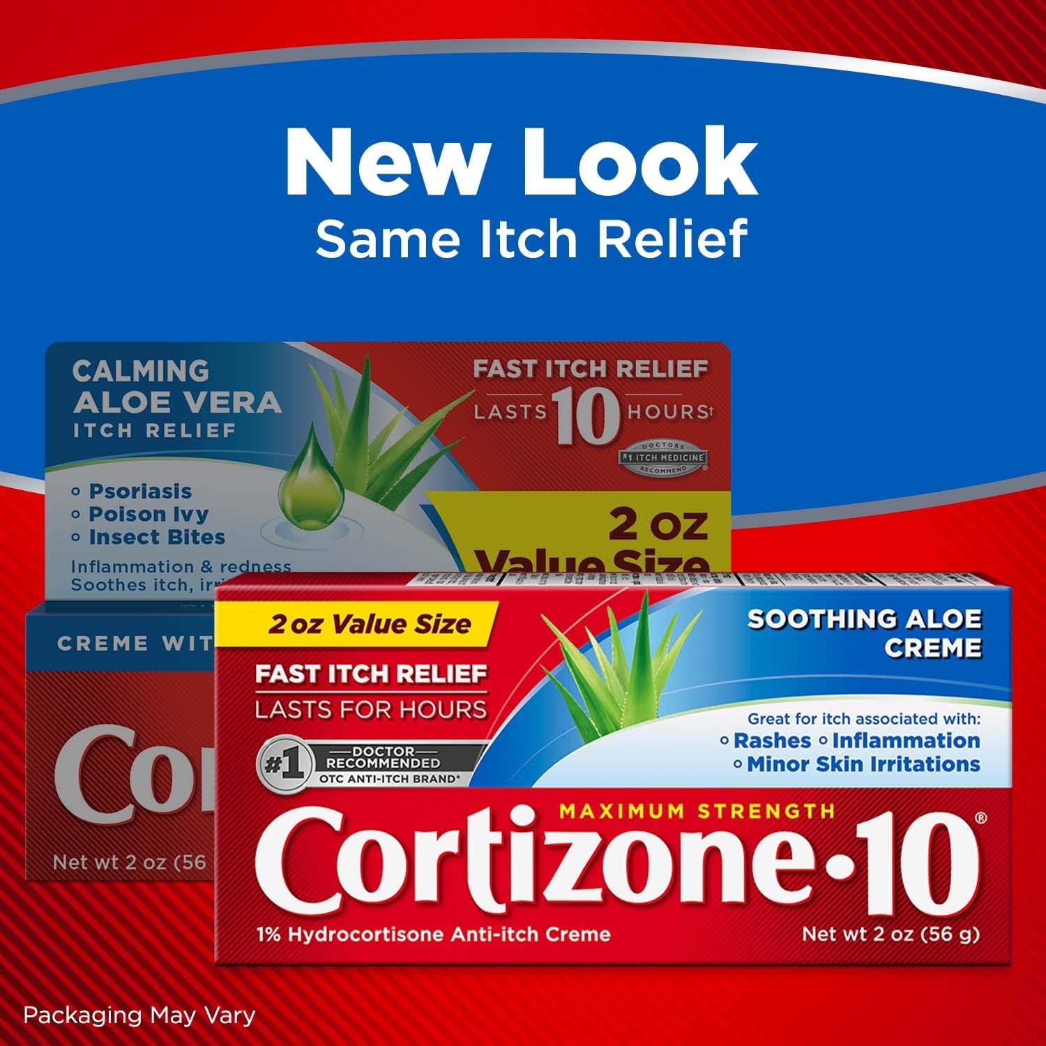 Cortizone 10 Maximum Strength Anti-Itch Cream with Soothing Aloe, 1% Hydrocortisone Creme, 2 oz.-1