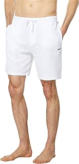 BOSS Men's Waffle Contrast Logo Lounge Shorts