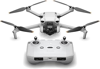 DJI Mini 3, Drones with Camera for Adults 4K, 38-min Flight Time, up to 32800ft (10km) Video Transmission, True Vertical Shooting, GPS Auto Return Integrated, Mini Drone with Camera for Beginners