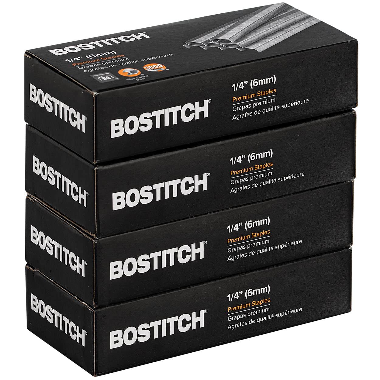 Bostitch B8 Staples 1/4 Inch PowerCrown Staples - Pack of 20,000 Staples-1