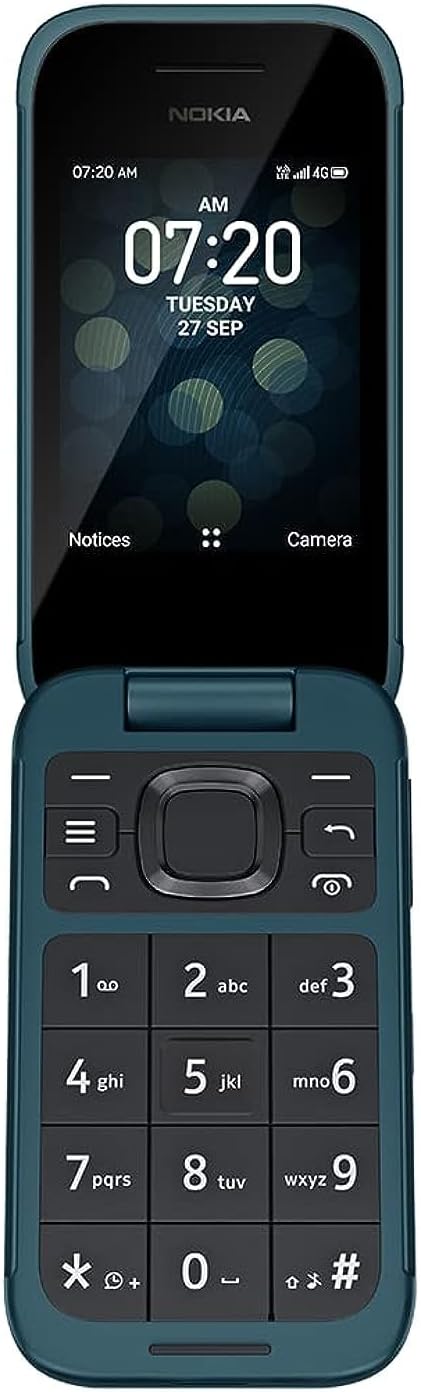 Nokia 2780 Flip | Unlocked | KaiOS | Verizon, AT&T, T-Mobile | Blue-0