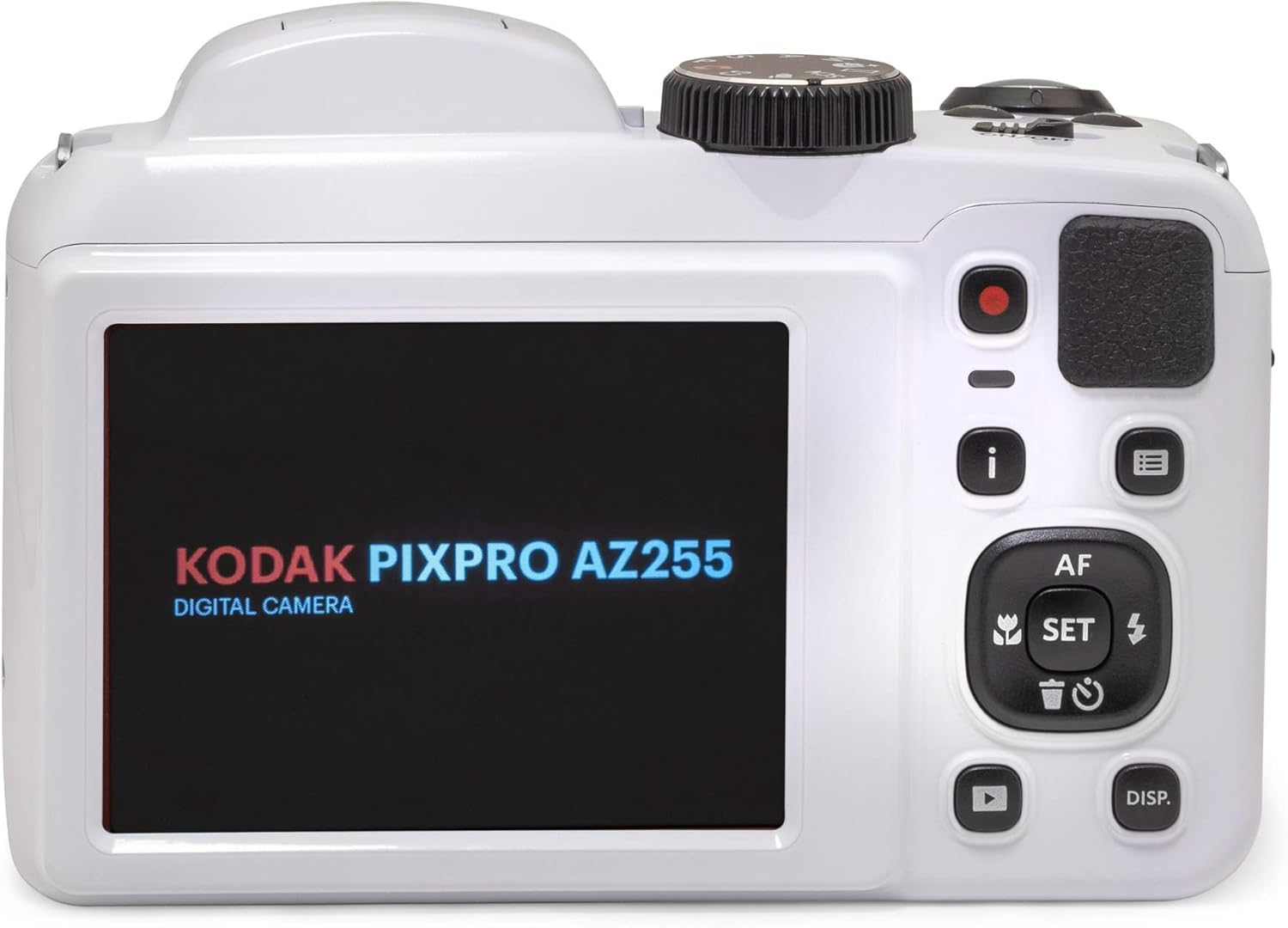 KODAK PIXPRO AZ255-WH 16MP Digital Camera 25X Optical Zoom 24mm Wide Angle Lens Optical Image Stabilization 1080P Full HD Video 3" LCD Vlogging Camera (White)-6