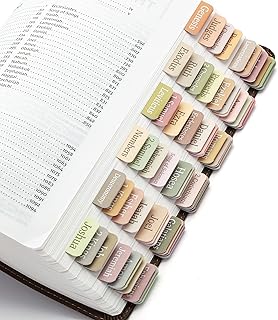 Mr. Pen- Bible Tabs, 75 Tabs, Boho Theme, Laminated Bible Tabs for Women and Men, Bible Tabs for Study Bible, Bible Index Tabs, Bible Book Tabs, Bible Labels Tabs, Mr Pen Bible Tabs