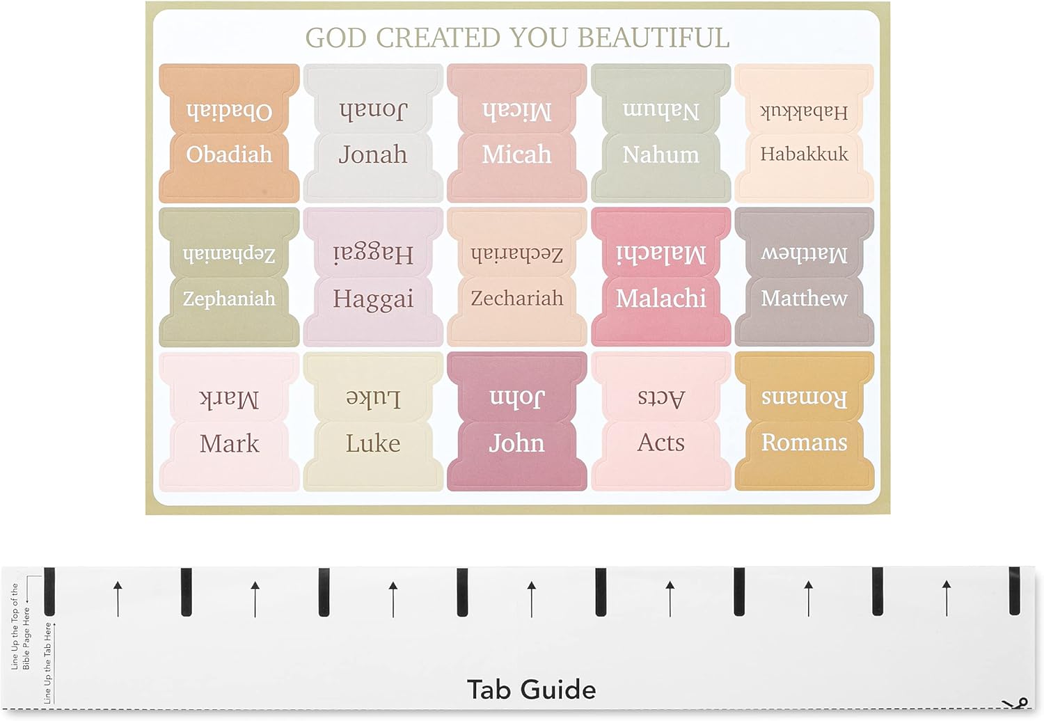 Mr. Pen- Bible Tabs, 75 Tabs, Boho Theme, Laminated Bible Tabs for Women and Men, Bible Tabs for Study Bible, Bible Index Tabs, Bible Book Tabs, Bible Labels Tabs, Mr Pen Bible Tabs-6