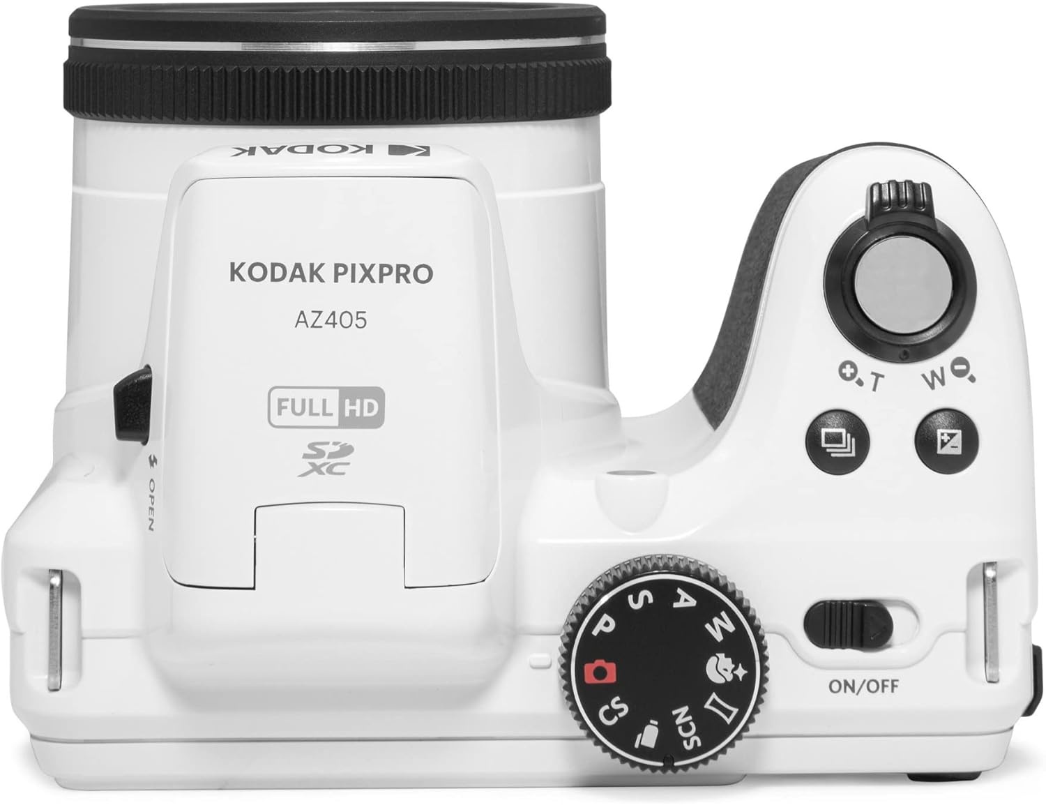 KODAK PIXPRO AZ405-WH 20MP Digital Camera 40X Optical Zoom 24mm Wide Angle Lens Optical Image Stabilization 1080P Full HD Video 3" LCD Vlogging Camera (White), Full Frame-5