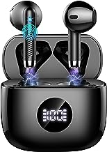 Wireless Earbuds, Bluetooth 5.4 Ear Buds LED Power Display Headphones Bass Stereo, Bluetooth Earbuds in-Ear Noise Cancelling Mic, 40H Playback Mini Case IP7 Waterproof Sports Earphones for Android iOS