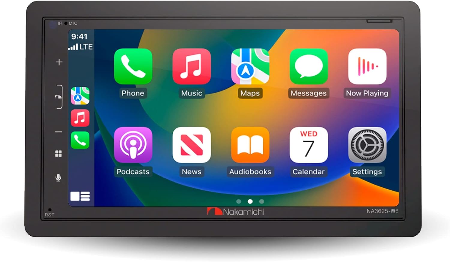 Nakamichi NA3625-W6 6.8” Mechless Receiver Compatible with Wireless Carplay & Android Auto-0