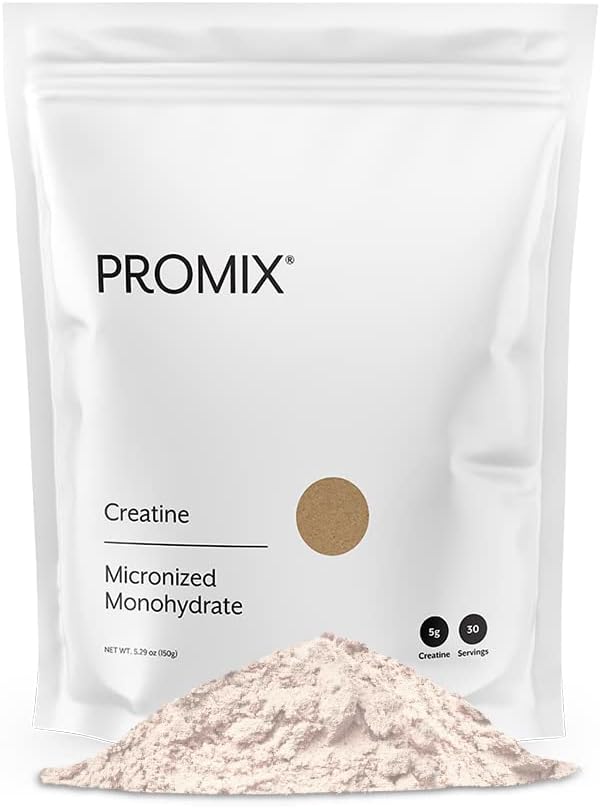 Promix Creatine Monohydrate Powder, 5g of Micronized Creatine Supplement per Serving, Supports Muscle Growth & Recovery, Keto Friendly, Unflavored - 30 Servings-0