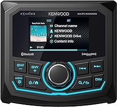 Kenwood KMR-XM500 eXcelon Marine & Motorsport Waterproof Digital Media Receiver with Corrosion Resistance & Bluetooth