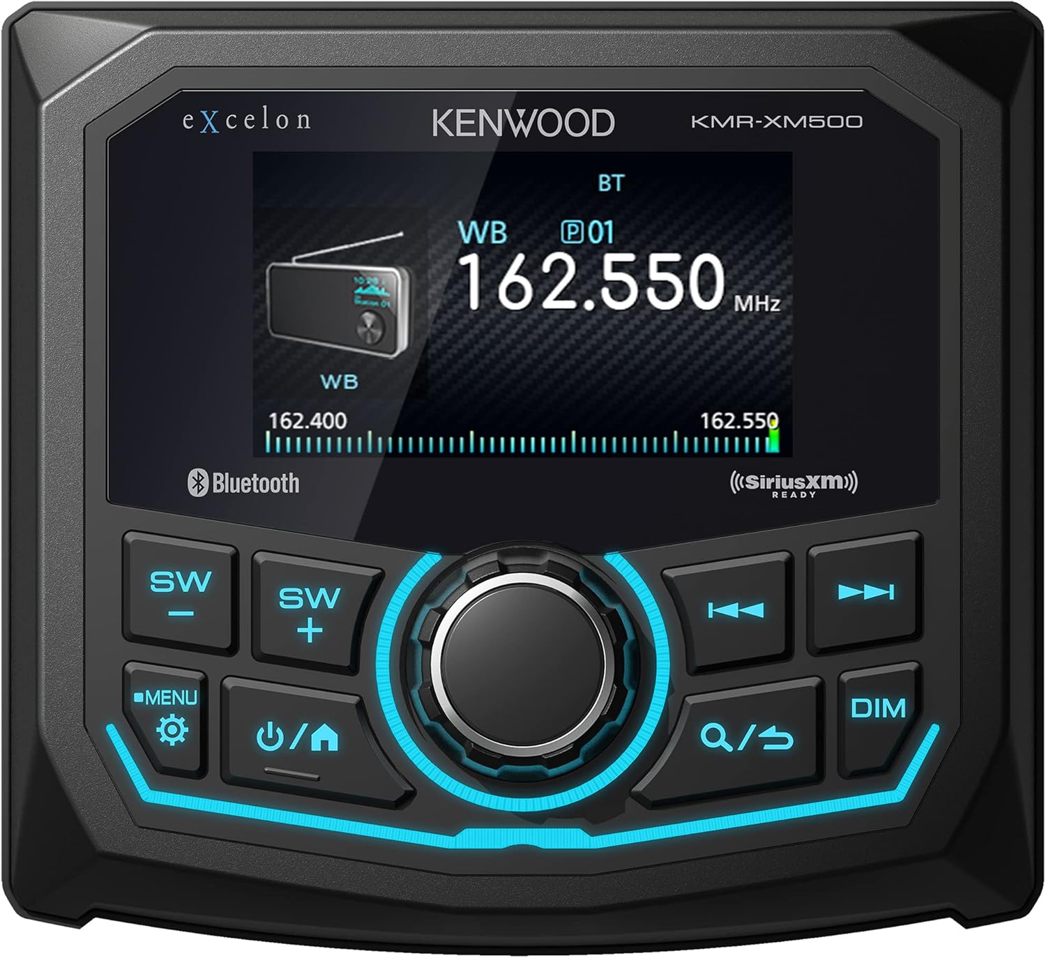 Kenwood KMR-XM500 eXcelon Marine & Motorsport Waterproof Digital Media Receiver with Corrosion Resistance & Bluetooth-7