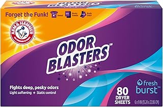 Arm & Hammer Dryer Sheet 80ct Odor Blaster Fresh Burst