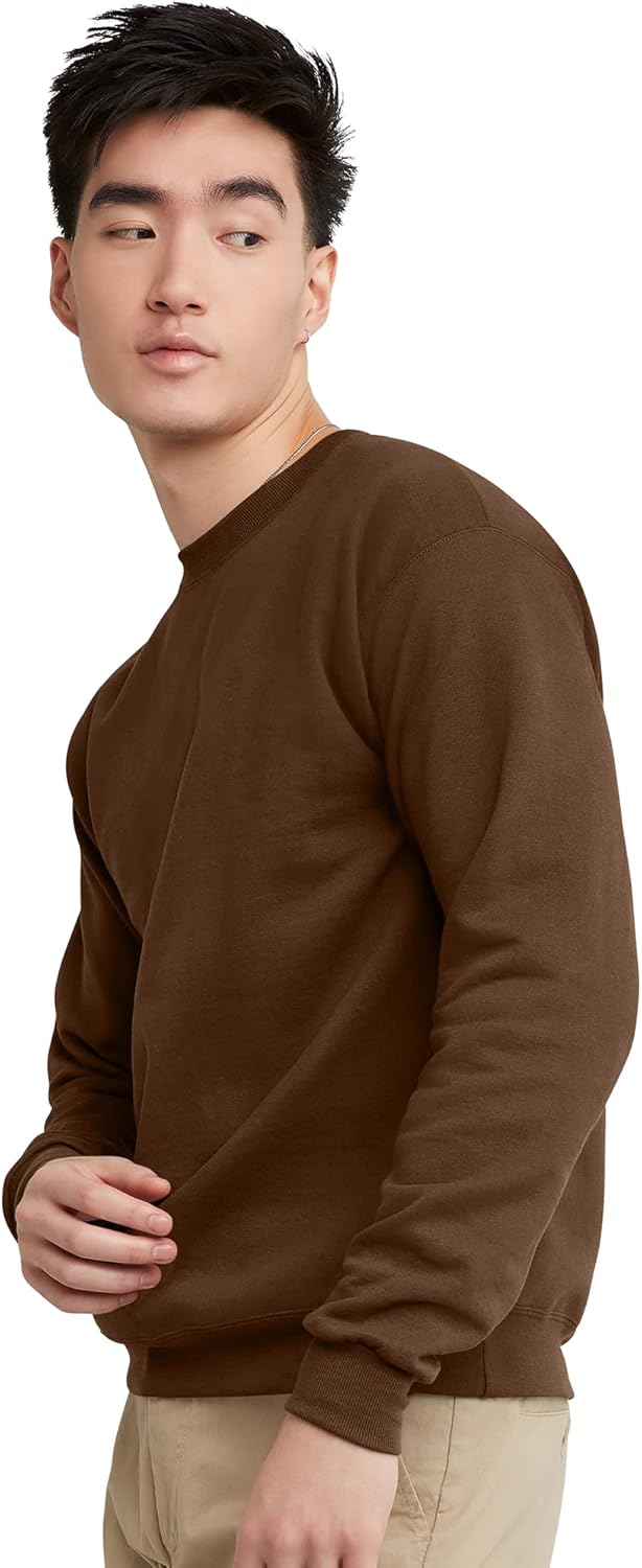 Hanes EcoSmart Fleece, Cotton-Blend Pullover, Crewneck Sweatshirt for Men (1 Or 2 Pack)-2