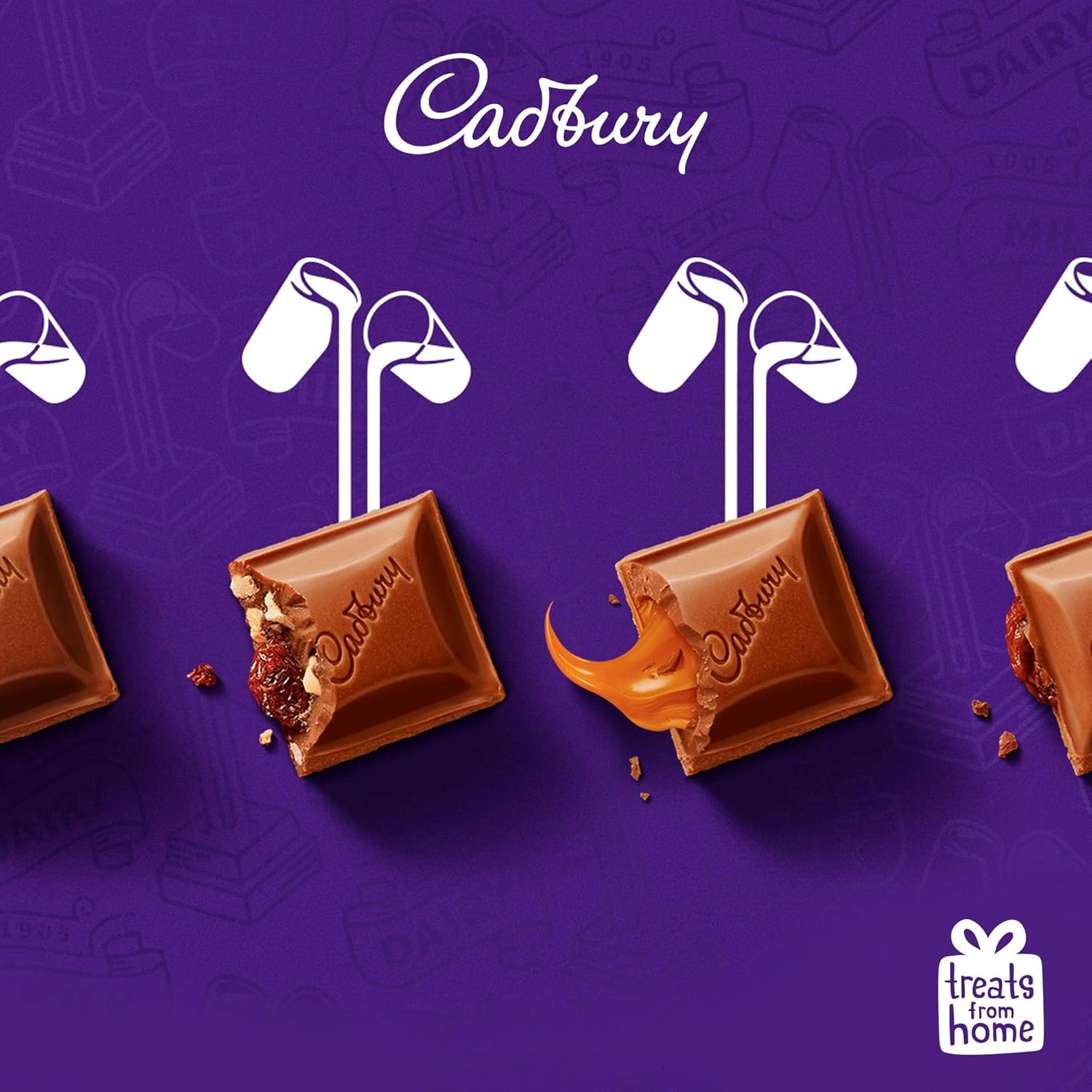 Cadbury Assorted Chocolate Sweets Gift Pack | 16-Piece Imported South African Delights | Includes Flakes, Crunchie Bars, and Chocolate Caramels | Ideal for Gifting and Indulgence | Perfect treat for Chocolate Lovers-4