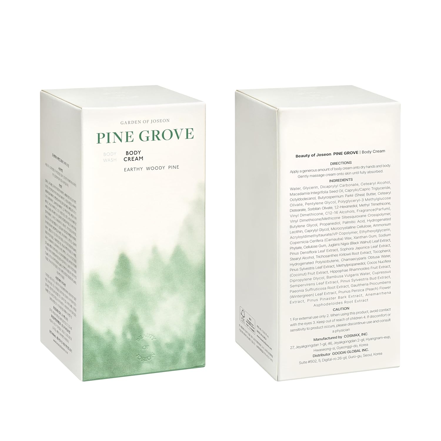 Beauty of Joseon Pine Grove : Body Cream (400ml, 13.5 fl.oz)-7