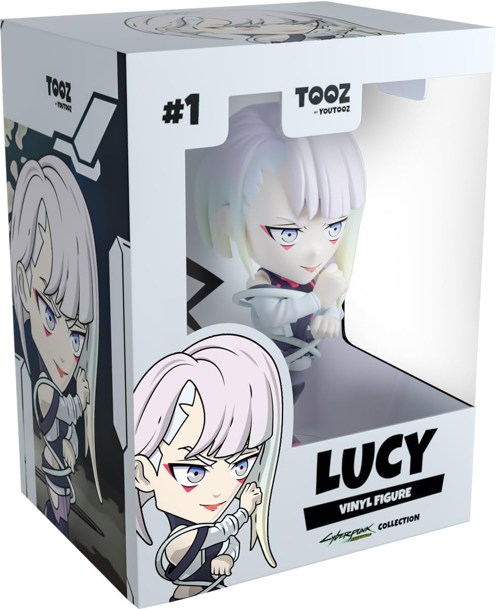 YouTooz Cyberpunk Lucy 4.6" Inch Vinyl Figure, Collectible Lucy Figurine from Anime Cyberpunk: Edgerunners Cyberpunk Collection-0