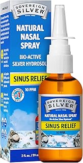 Sovereign Silver Bio-Active Colloidal Silver Hydrosol for Immune Support - 10ppm - 2oz - Nasal Spray