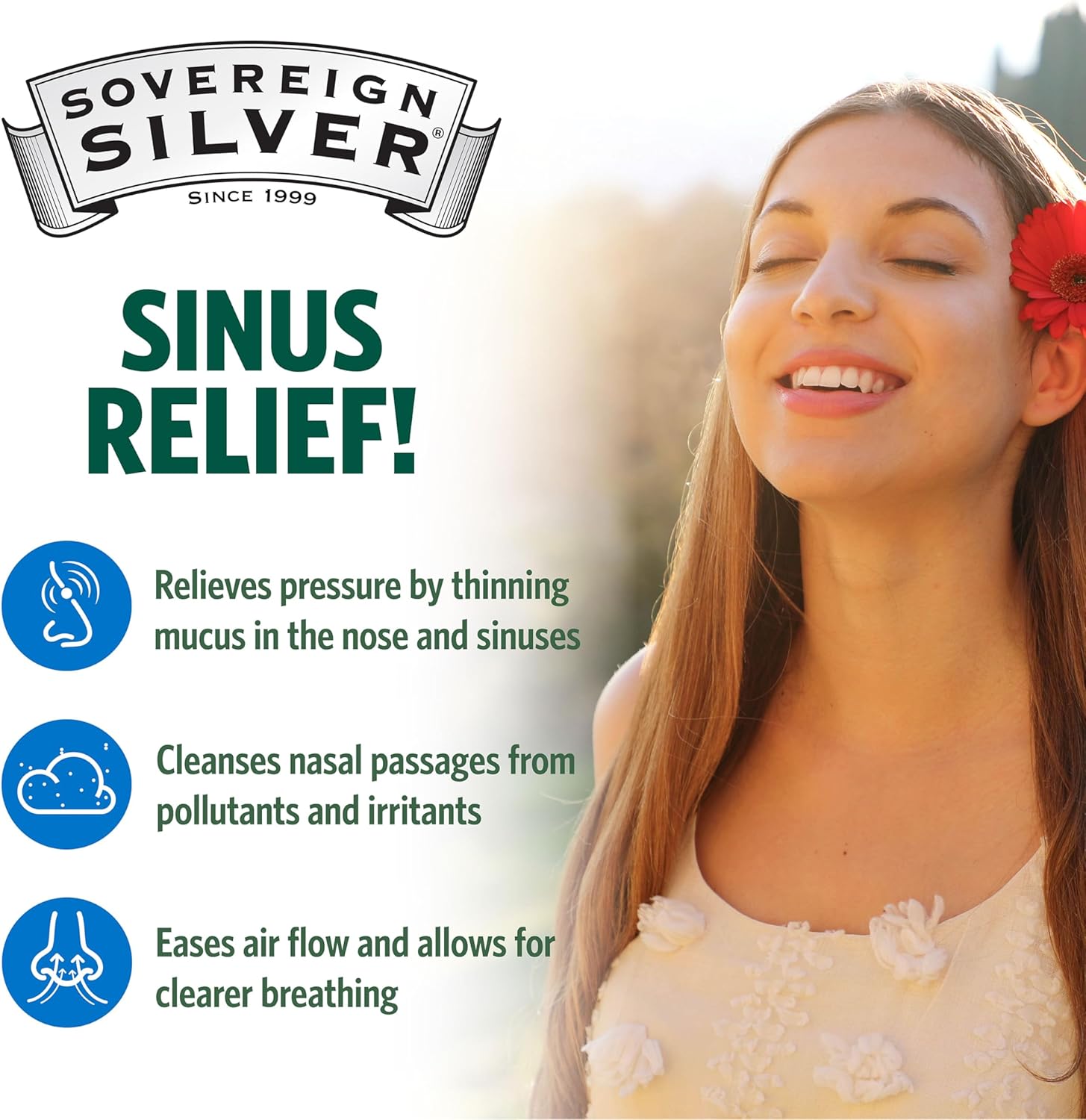 Sovereign Silver Bio-Active Colloidal Silver Hydrosol for Immune Support - 10ppm - 2oz - Nasal Spray-3