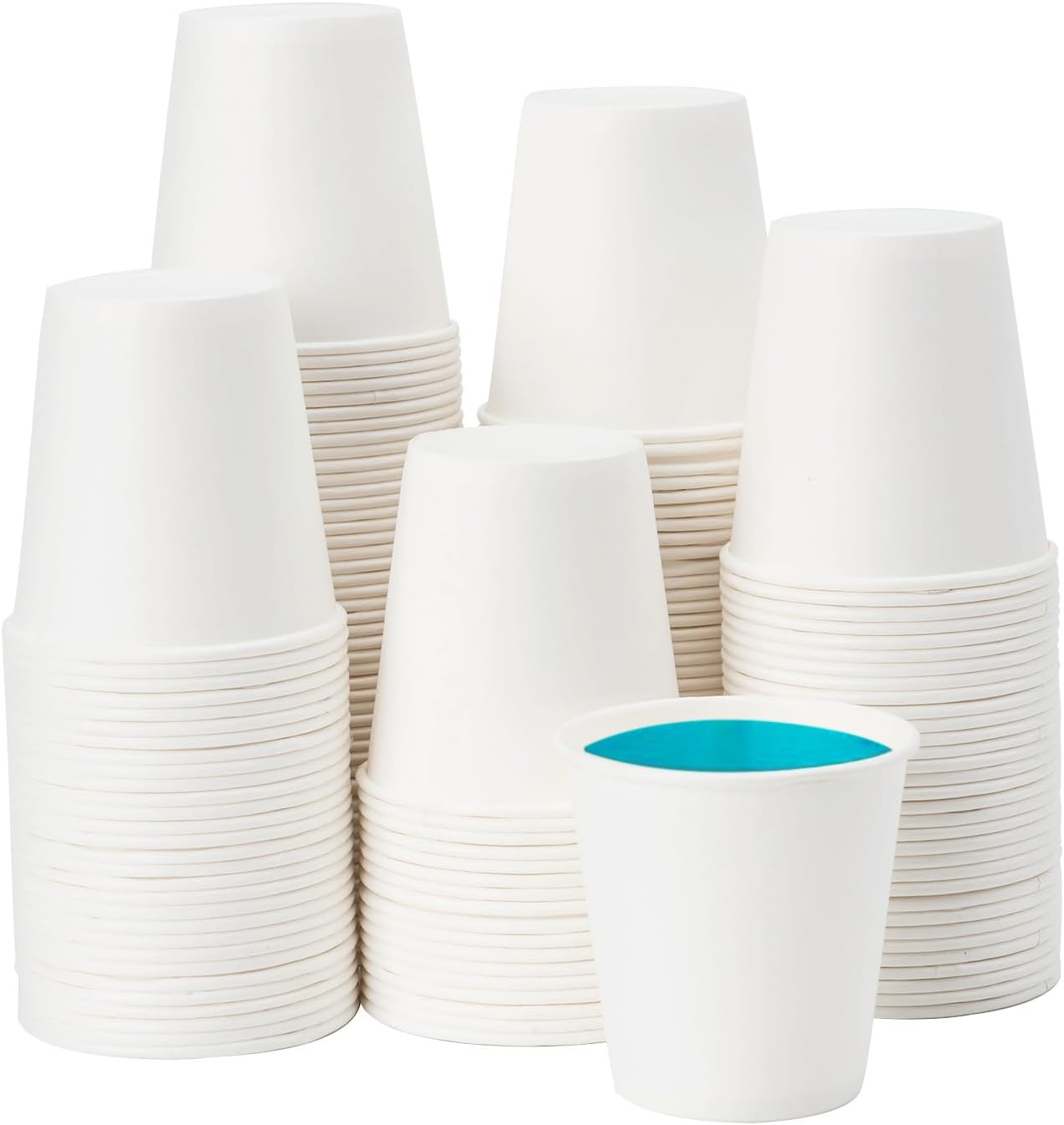 [600 Pack] 3 oz Small Paper Cups, Disposable Bathroom Mouthwash Cups, Espresso Cups, Ideal for Parties and Everyday Use-0