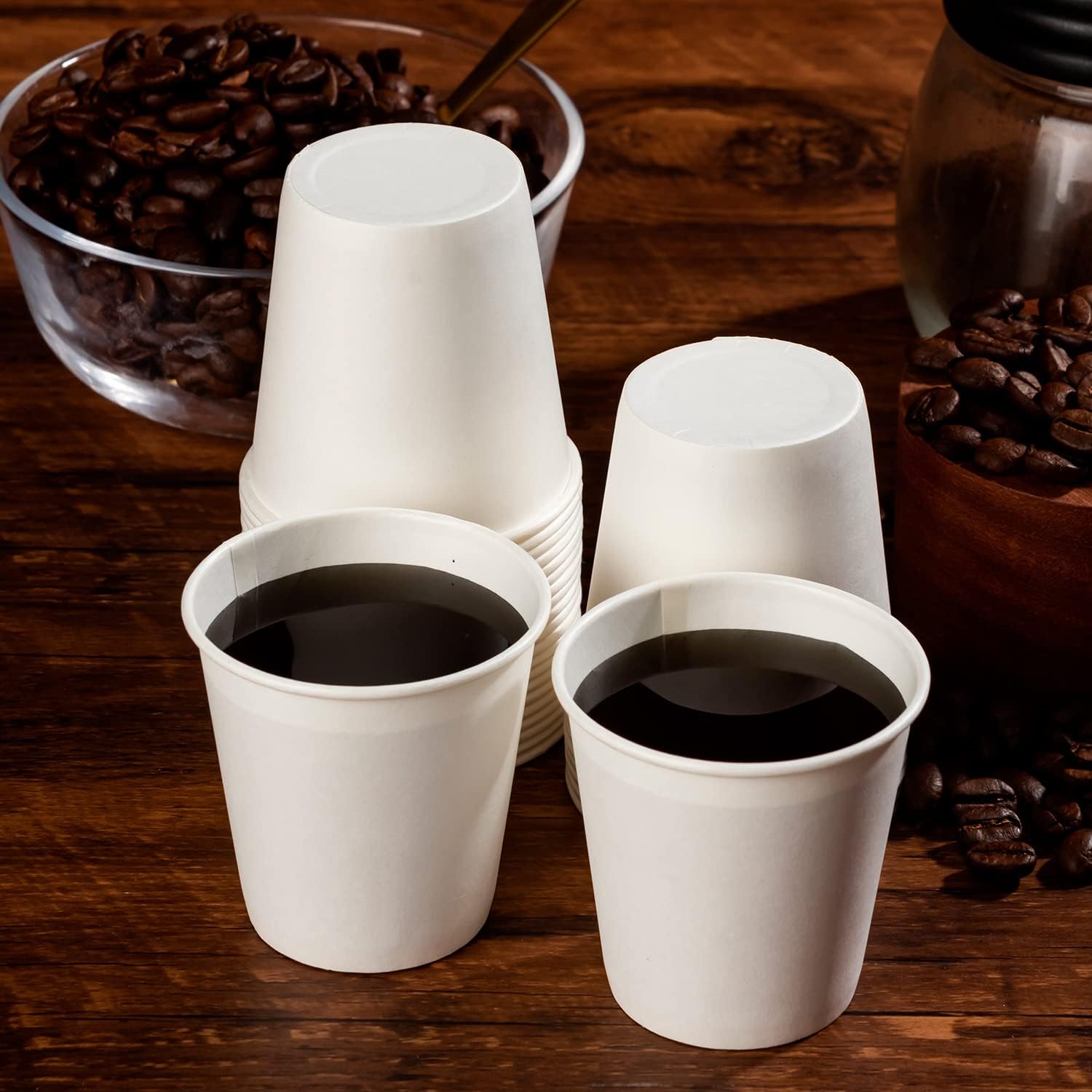 [600 Pack] 3 oz Small Paper Cups, Disposable Bathroom Mouthwash Cups, Espresso Cups, Ideal for Parties and Everyday Use-5