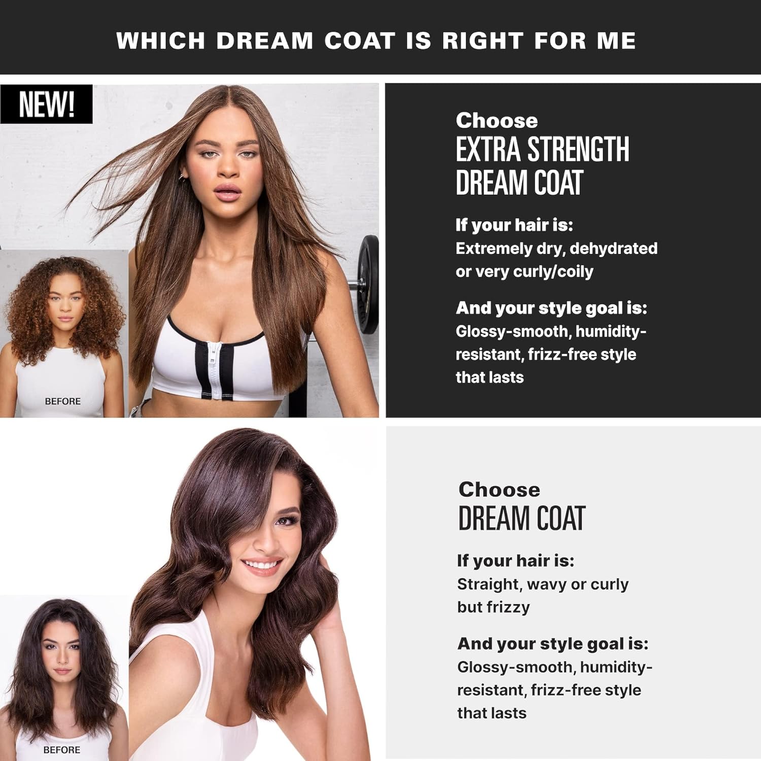 COLOR WOW Extra Strength Dream Coat – Powerful ultra moisturizing, anti humidity treatment for extremely frizz prone hair| glassy smooth, straight + resistant styles up to 3-4 washes-4