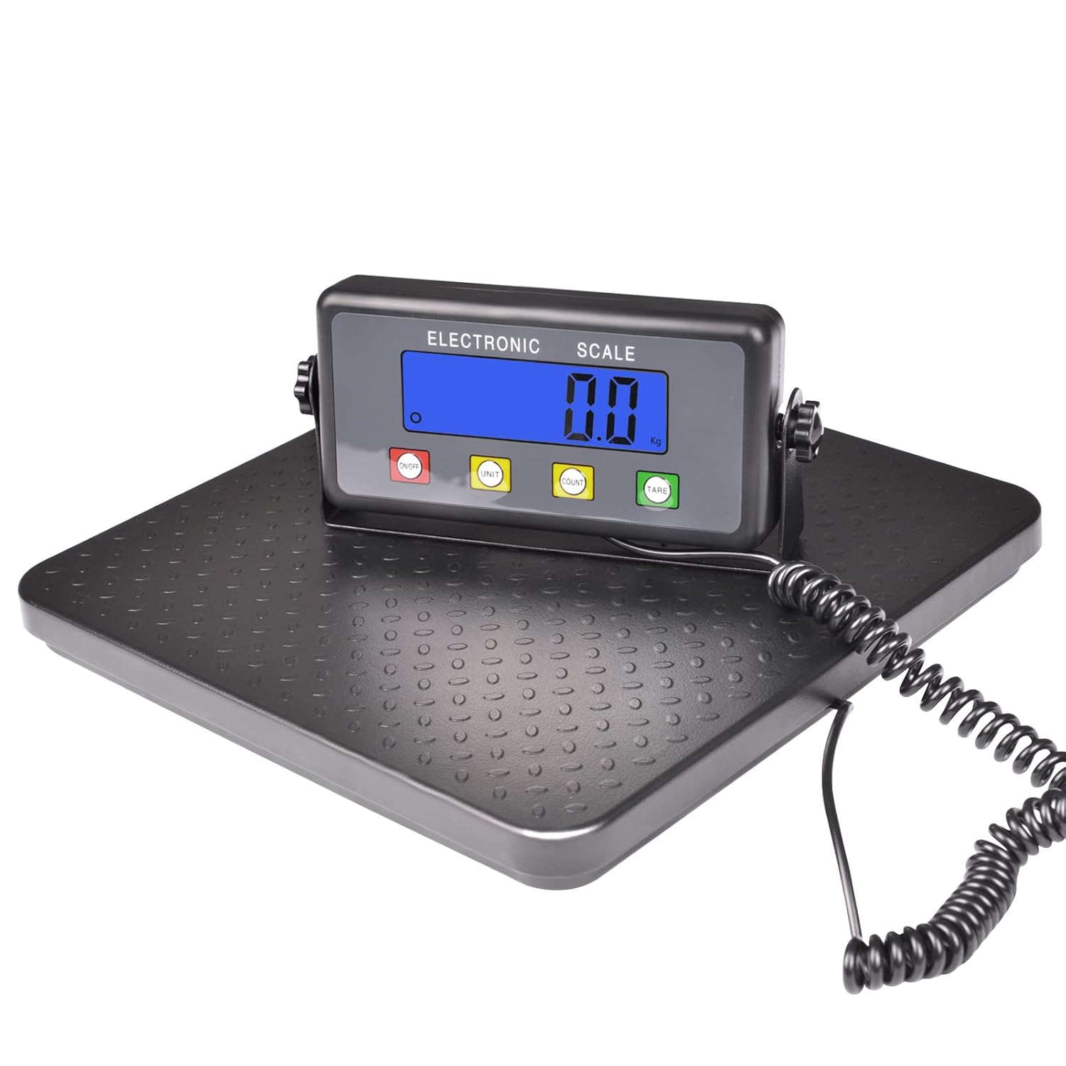 Surmountway High Accurate Shipping Scale with Anti-Slip Platform, 660lbs Heavy Duty Scale for Packages with Hold/Tare/Timer Function, Portable Postal Scale for Warehouse/Super Market/Postoffice/Home-0