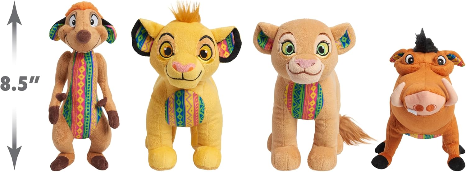 Just Play Disney The Lion King 30th Anniversary Nala Small Plush Stuffed Animal, 8-inch Plushie, Lion, Kids Toys for Ages 2 Up-4