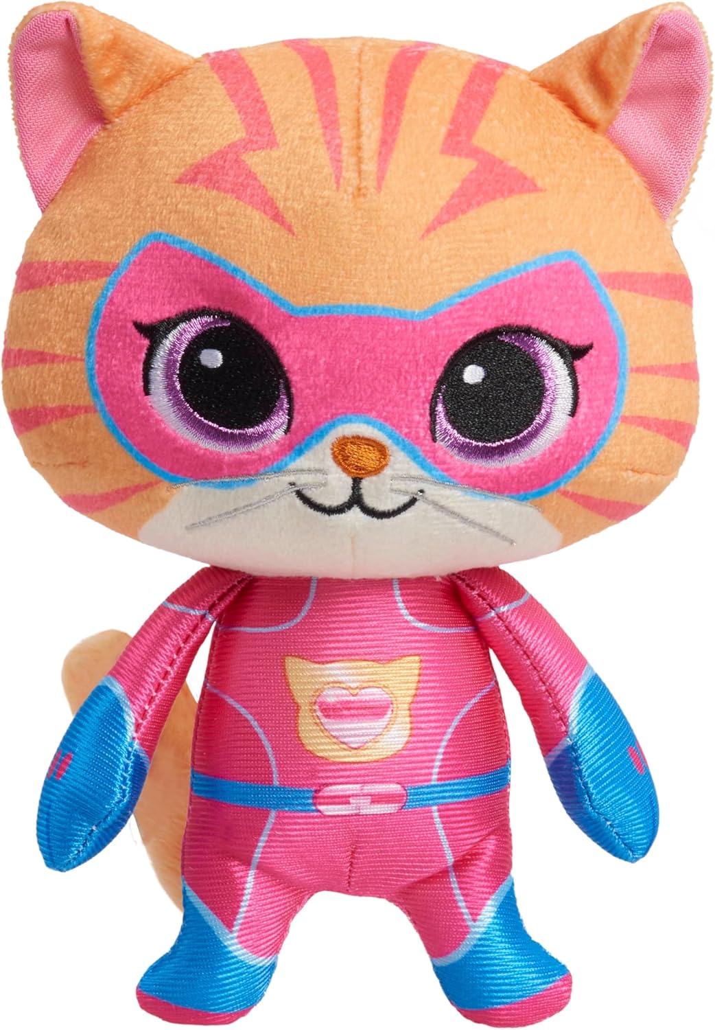 Just Play Disney Junior SuperKitties 7-inch Small Plush Stuffed Animal, Ginny, Kitten, Kids Toys for Ages 2 Up-0