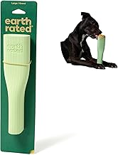 Earth Rated Dog Toy, Enrichment Toy for Adult and Puppy Dogs, Dishwasher and Freezer-Safe, Natural Rubber, Large, Green