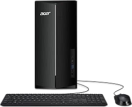 Acer Aspire TC-1780-UA92 Desktop | 13th Gen Intel Core i5-13400 Processor | 8GB 3200MHz DDR4 | 512GB M.2 SSD | SD Card Reader | Intel Wi-Fi 6E AX211 | Windows 11 Home, Black