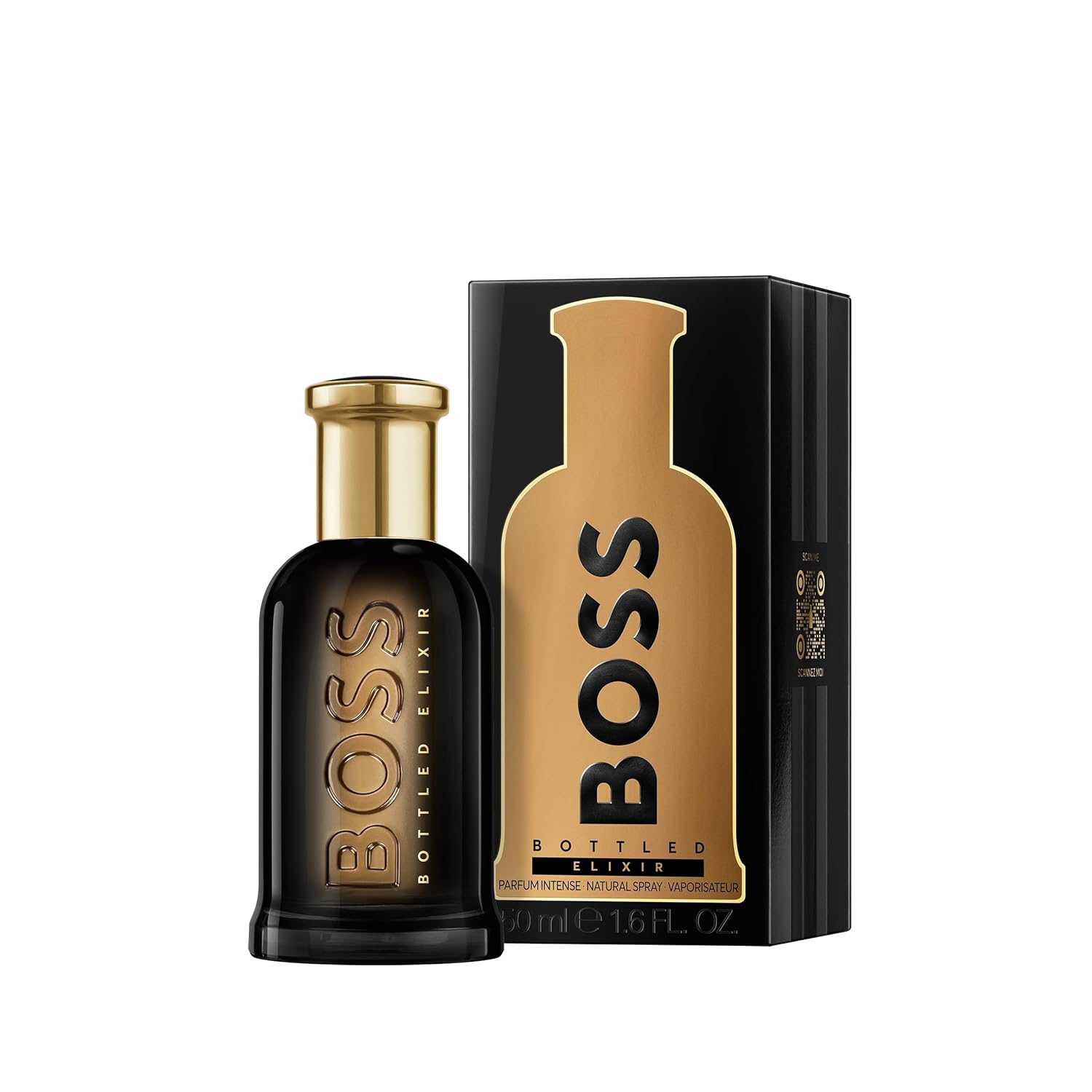 Hugo Boss Bottled Elixir Parfum – Woody Men's Cologne – With Notes of Incense Essence, Vetiver & Cedarwood Essence – Luxury Perfumes for Men – Long Lasting Fragrance-1