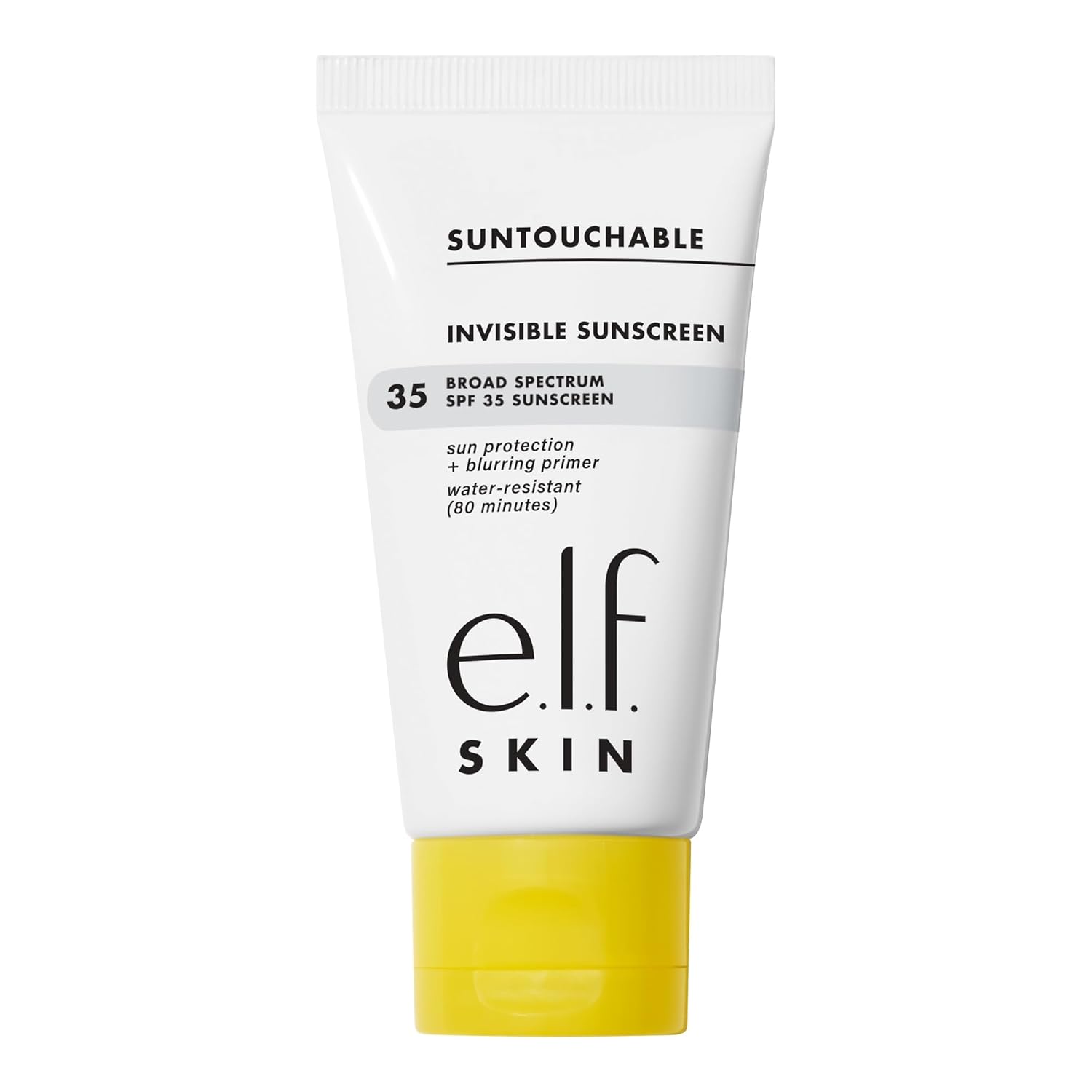 e.l.f. SKIN Suntouchable Invisible SPF 35, Lightweight, Gel-based Sunscreen For A Smooth Complexion, Doubles As A Makeup Primer, Vegan & Cruelty-Free, Packaging May Vary-0