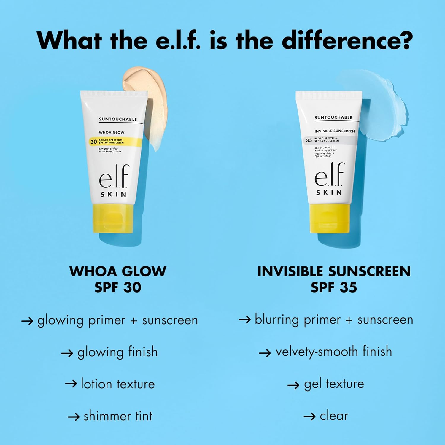 e.l.f. SKIN Suntouchable Invisible SPF 35, Lightweight, Gel-based Sunscreen For A Smooth Complexion, Doubles As A Makeup Primer, Vegan & Cruelty-Free, Packaging May Vary-3