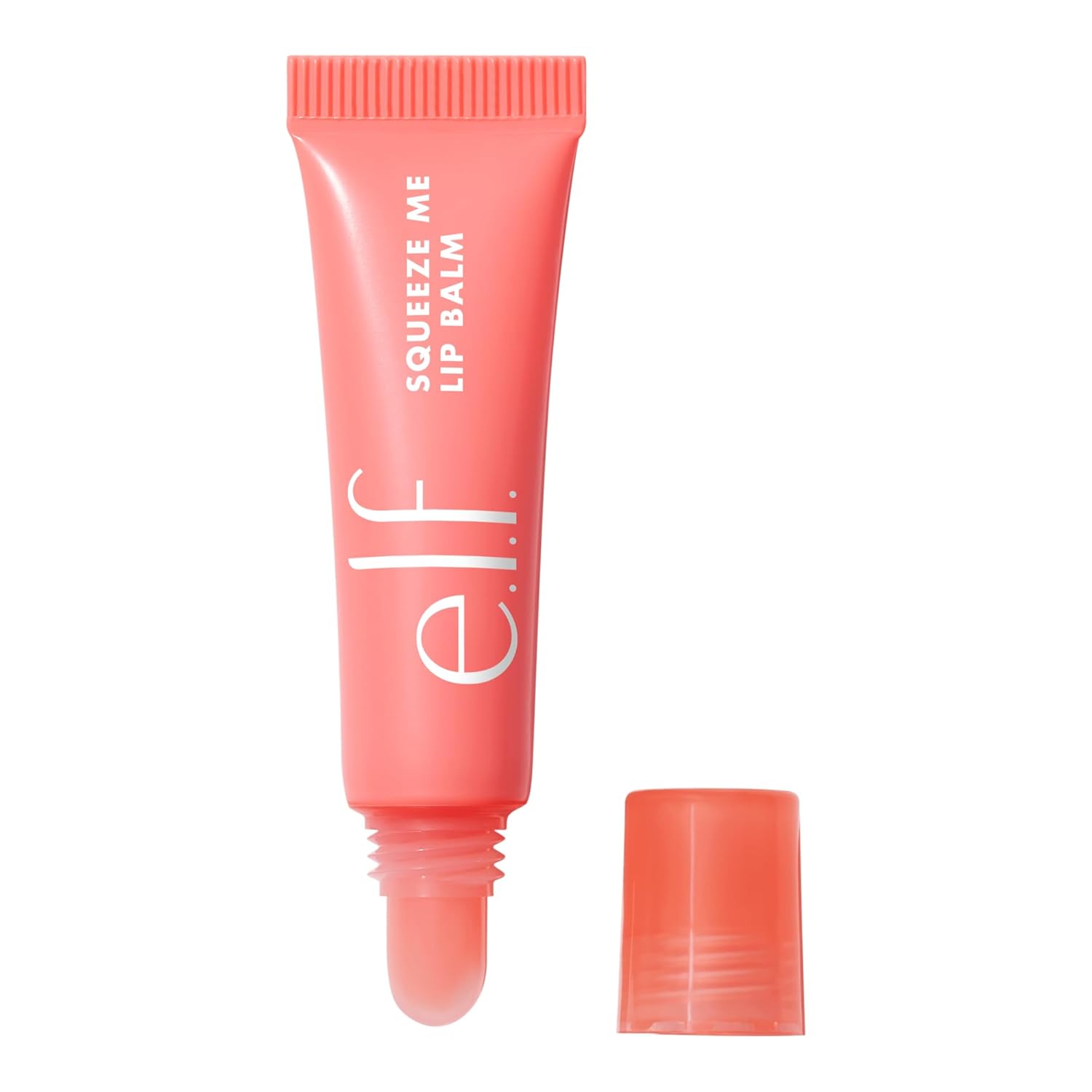 e.l.f. Squeeze Me Lip Balm, Moisturizing Lip Balm For A Sheer Tint Of Color, Infused With Hyaluronic Acid, Vegan & Cruelty-free, Strawberry-0