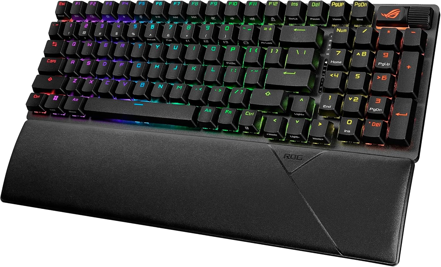 ASUS ROG Strix Scope II 96 Wireless Gaming Keyboard, Tri-Mode Connection, Dampening Foam & Switch-Dampening Pads, Hot-Swappable Pre-lubed ROG NX Snow Switches, PBT Keycaps, RGB-Black-3