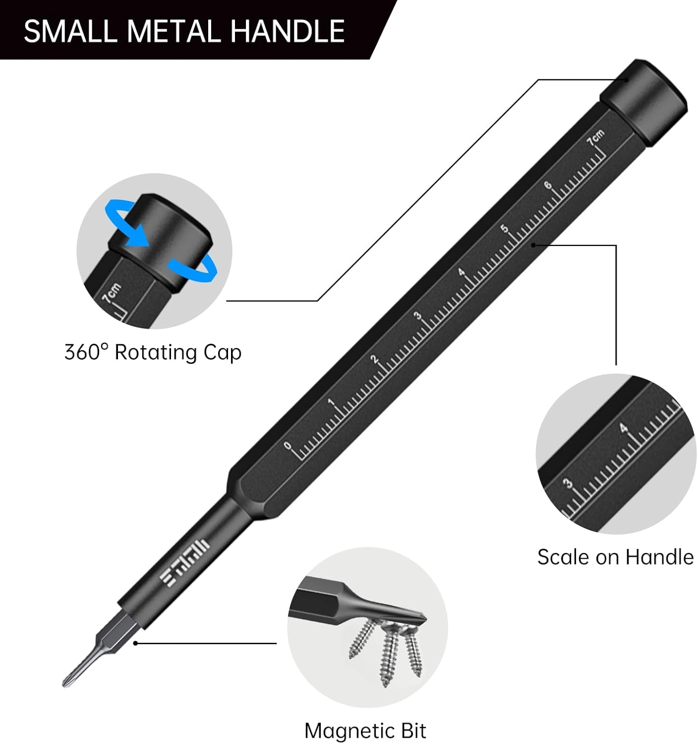 Compact Screwdriver Set, JAKEMY 105 in 1 Precison Mini Screwdriver Kit with Opening Pry Tool for Laptop, Computer, MacBook, Phone, Watch, Eyeglasses, Xbox, Modding, DIY-1