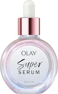 Olay Super Serum 1.0 oz with Niacinamide, Vitamin C, Collagen Peptide, AHA, and Vitamin E