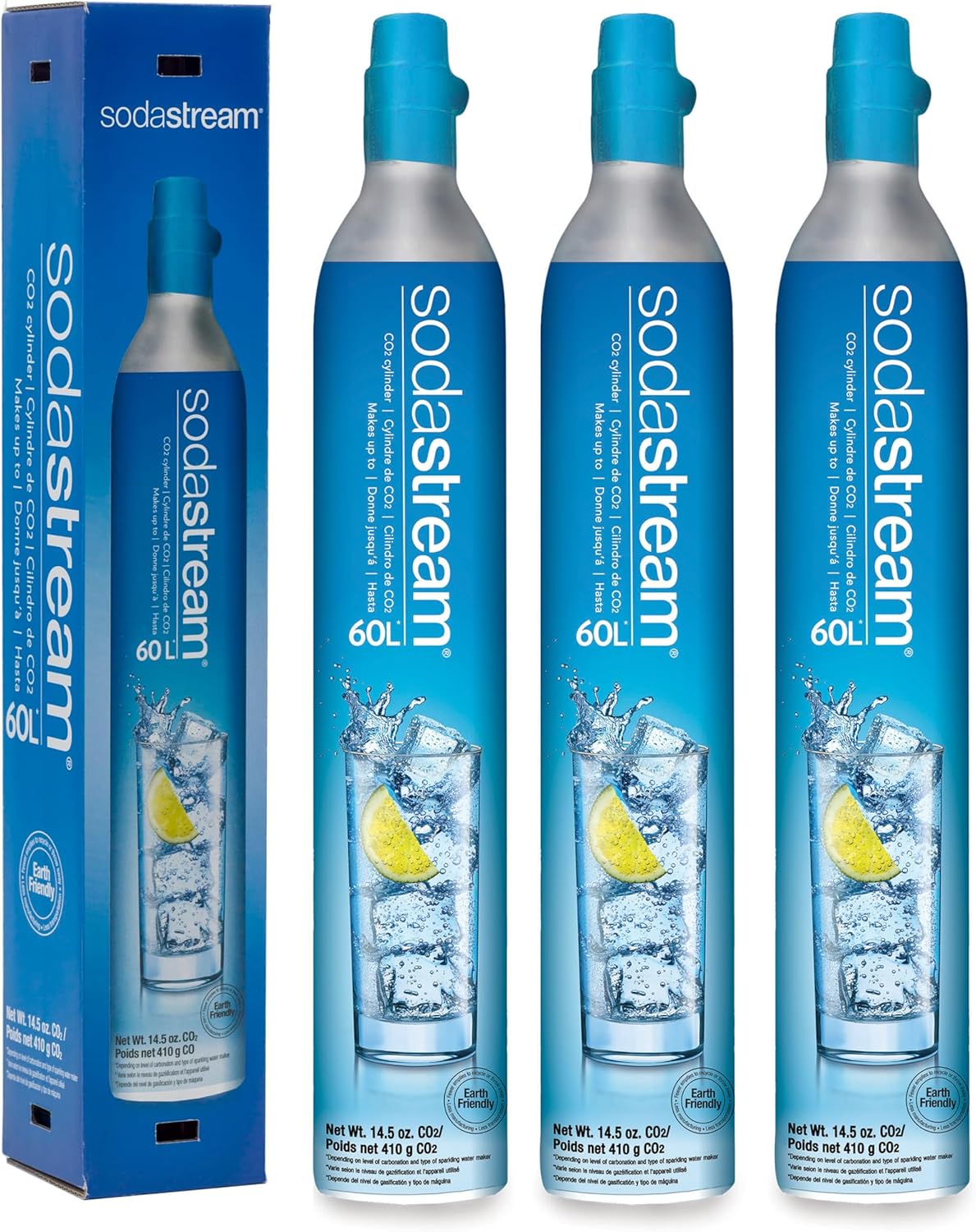 SodaStream 60L Co2 Spare Carbonators, Set of 3-0