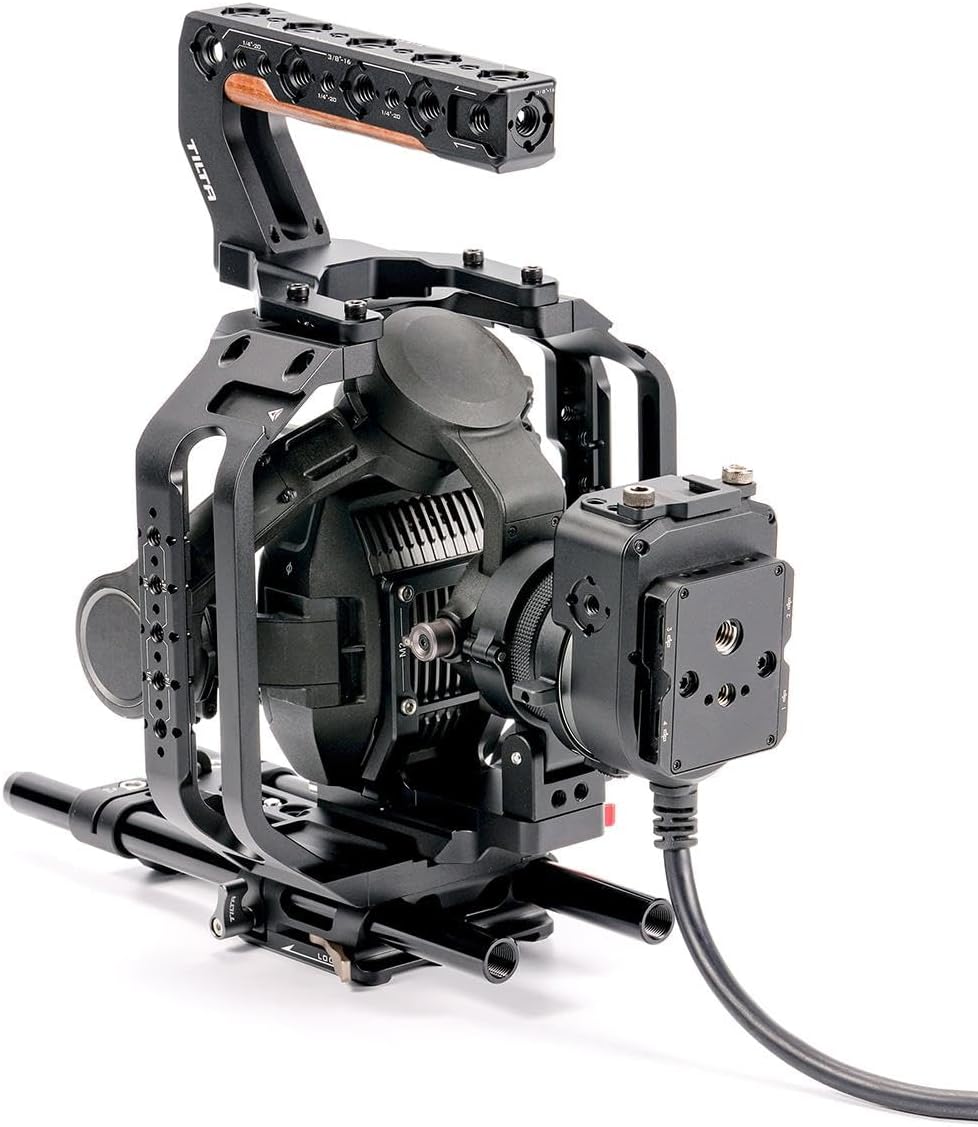 Tilta Full Camera Cage Compatible with DJI Ronin 4D Flex | Basic Kit | Black | ES-T09-A-3