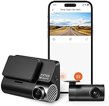 70mai 4K Dash Cam with Starvis 2 IMX678, Dual HDR Front and Rear Camera, Built in GPS & WiFi, Night Owl Vision, Smart Parking Guardian Mode, AI Motion Detection,Time-Lapse, Support 256GB Max (A810)