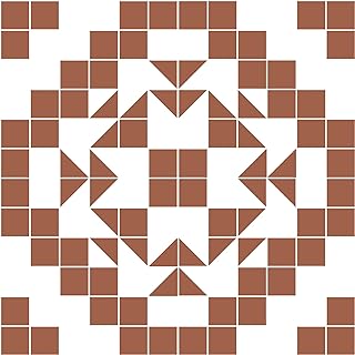 FloorPops 12-in by 12-in Terracotta Matias Peel & Stick Floor Tiles, FP4946