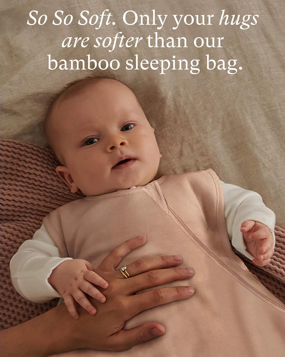 Supersoft Sleep Sack 1.0 TOG, Premium Bamboo Viscose Baby Sleeping Bag 2-Way Zipper Sleepsacks Baby Wearable Blanket-5