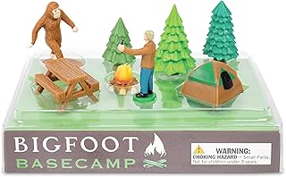 Accoutrements Archie McPhee Bigfoot Basecamp Micro-Cryptozoology Novelty Mini Figure Set : The Perfect Stocking Stuffer and Gift Idea