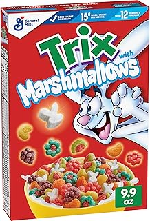 Trix Fruity Breakfast Cereal With Marshmallows, Made With Whole Grain, 9.9 oz