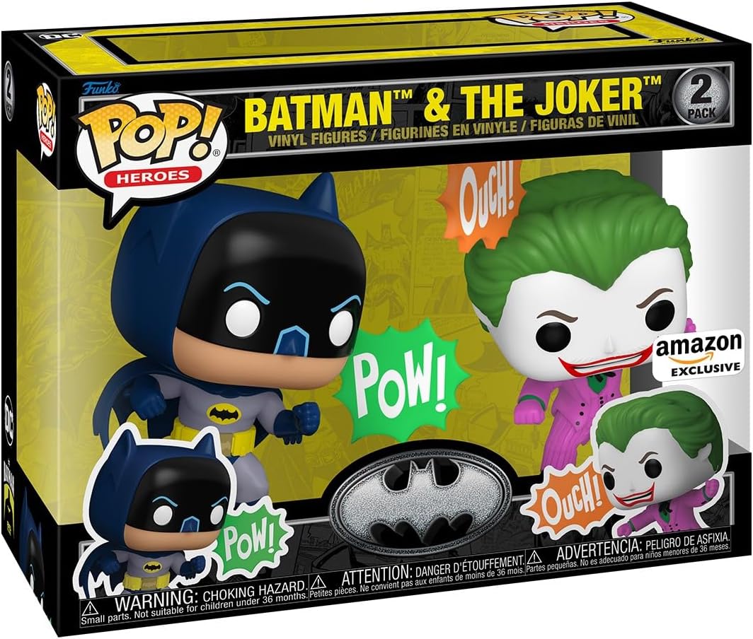 Funko Pop! Heroes: Batman's 85th Anniversary - Batman and The Joker, 2-Pack-0