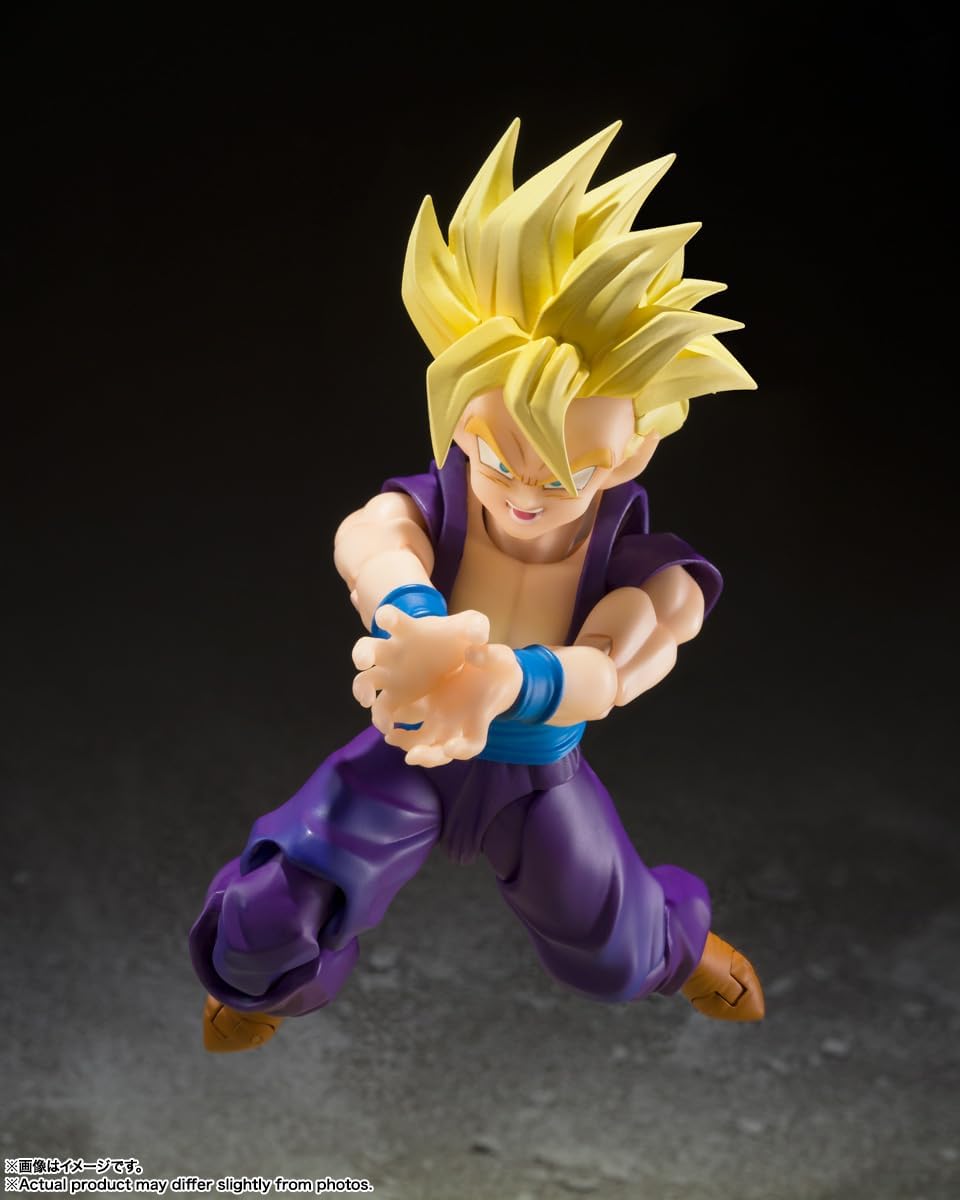 TAMASHII NATIONS - Dragon Ball Z - Super Saiyan Son Gohan - The Warrior who Surpassed Goku -, Bandai Spirits S.H.Figuarts Action Figure-4